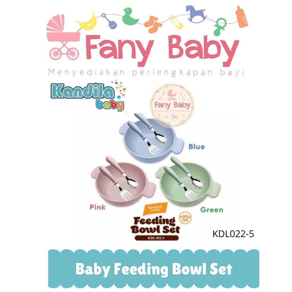 KANDILA BABY FEEDING BOWL SET / KDL 022-5