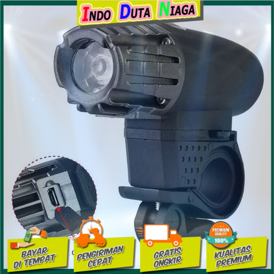 Lampu Sepeda USB Rechargeable LED XPG - 2256