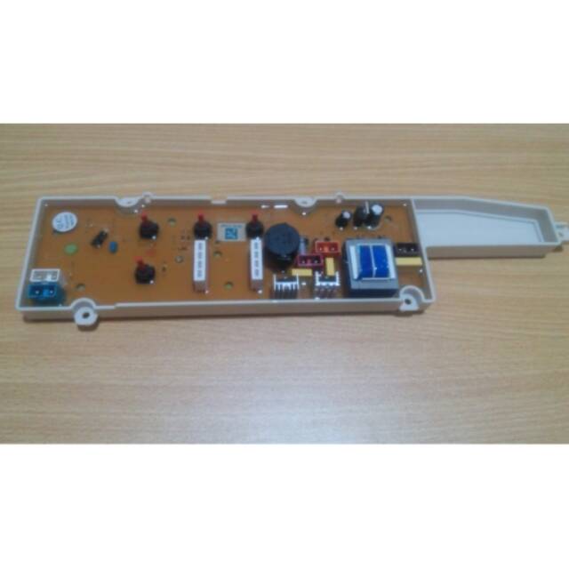 PCB / PANEL / MODUL MAIN BOARD MESIN CUCI SHARP 4 TOMBOL PENGATURAN