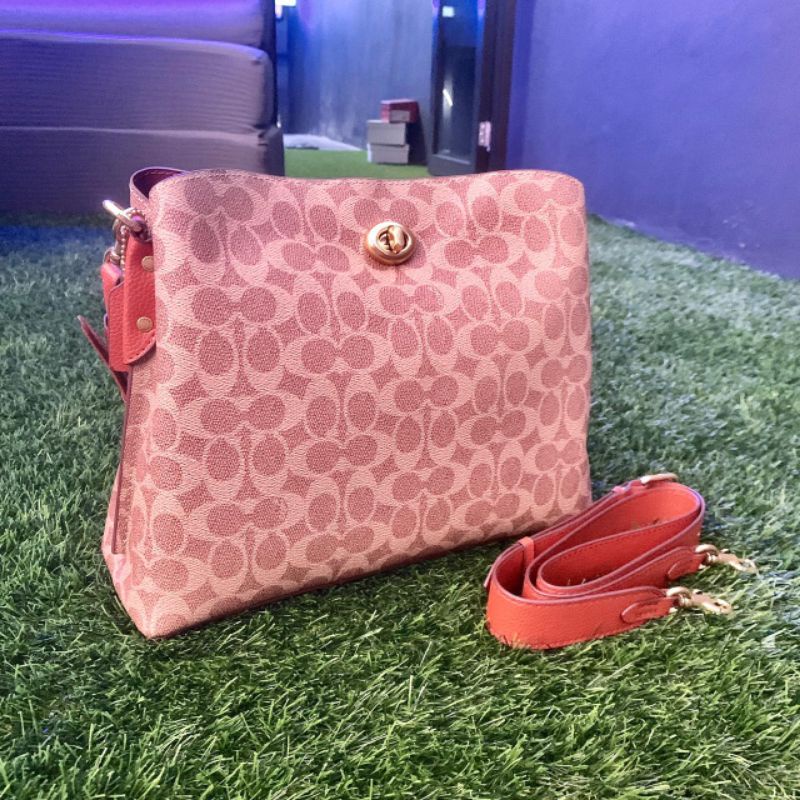 Coach Willow Signature Shoulder Bag (year end sale)
