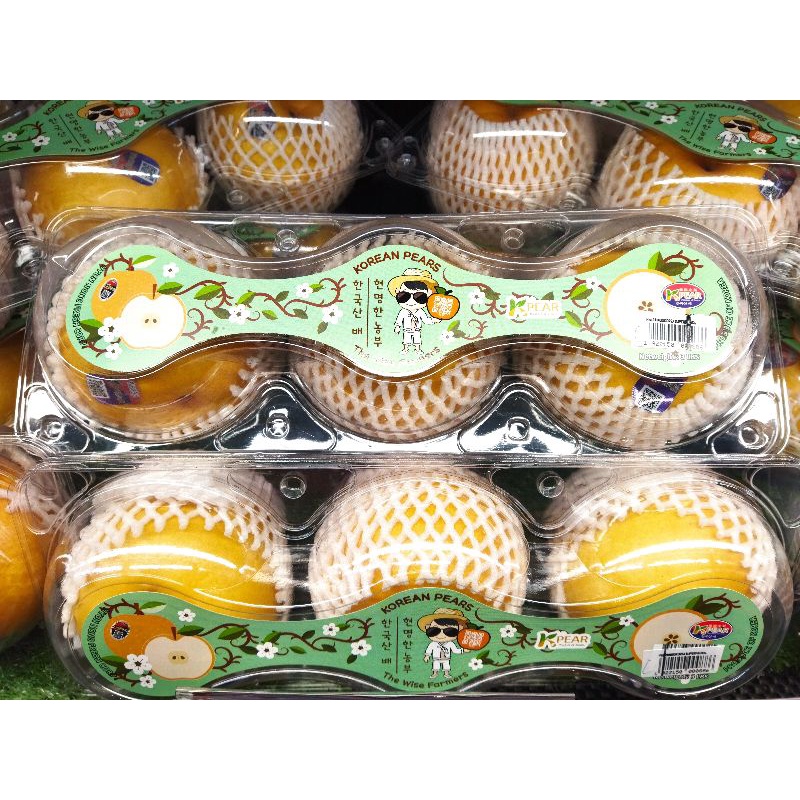 

Pear Korea original super jumbo 3'S | buah pear korea | pack