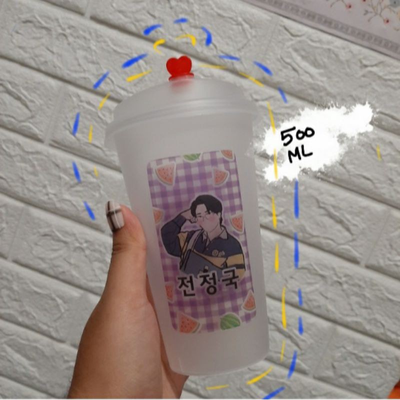 BANGTAN Reusable Cup/ KPOP Reusable cup (BACA DESKRIPSI) fanmade