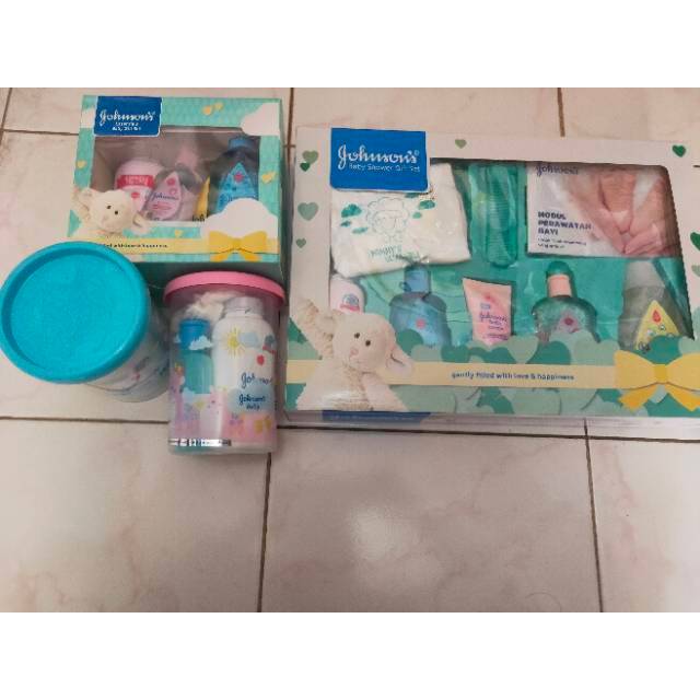 Johnson's baby gift  set box big / box standar / box kecil toples. Baby shower gift set.