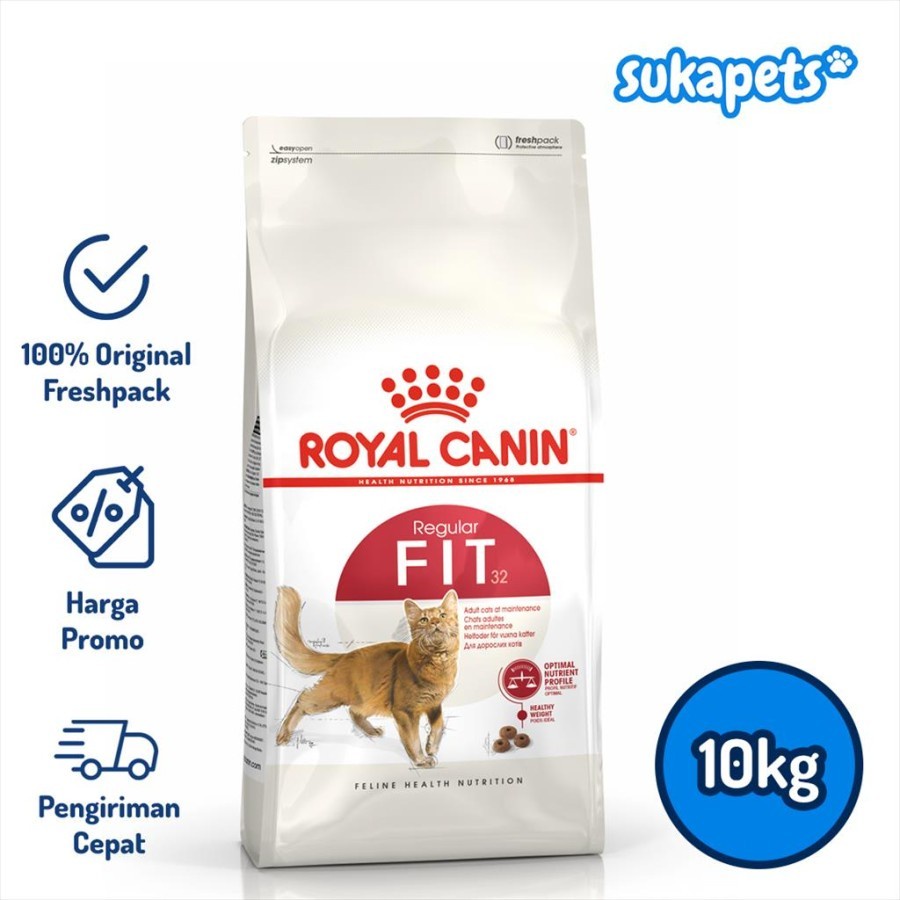 Royal Canin Fit 32 Makanan Kucing Dewasa Dry 10kg - kargo