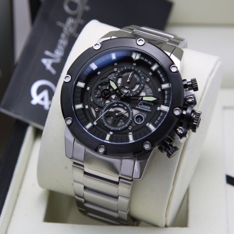 JAM TANGAN ALEXANDRE CHRISTIE AC6564 PRIA / AC 6564 RANTAI