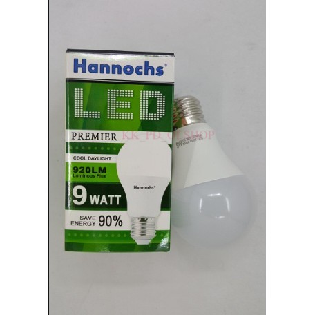 HANNOCHS PREMIER 9 WATT / LAMPU BOHLAM LED 9 WATT / LAMPU LED / LAMPU HANNOCHS / BOHLAM