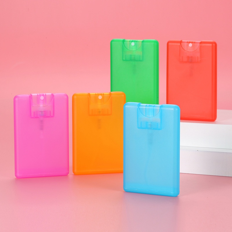 [Featured] 20ml Portable Mini Square Card Empty Refillable Spray Bottles