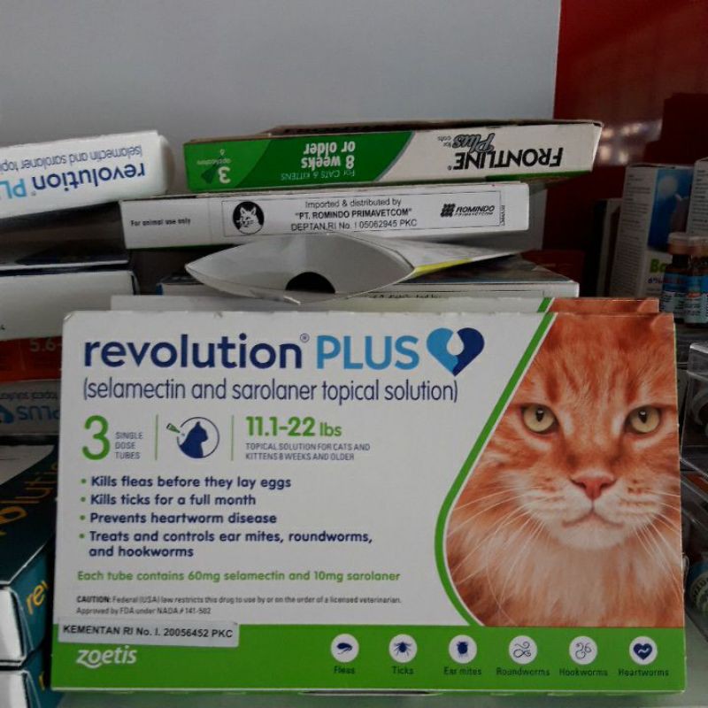 Revolution Cat Plus 11,1 - 22 Lbs 1 bok isi 3 Tube