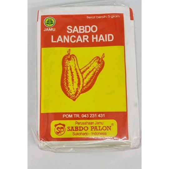 

Jamu Sabdo L4ncar dan Nyeri Haid cap dua kates 1 sachet