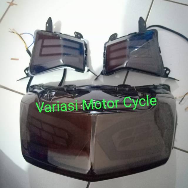 paket Lampu Stop Nmax wuming dan Lampu Sein Nmax led model L