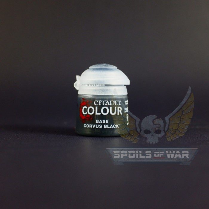 

Produk Terbaru Citadel Paint - Base - Corvus Black