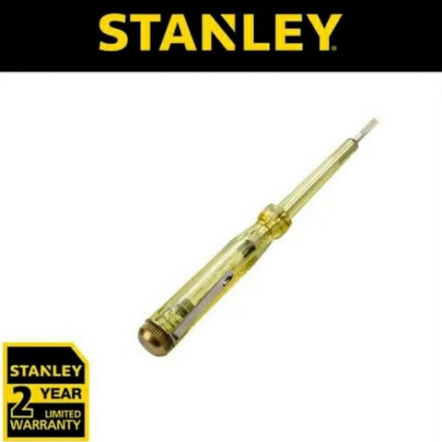 Stanley Tespen Listrik Original Taspen Minus ( - ) 100v - 500v | Obeng Stanley TestPen