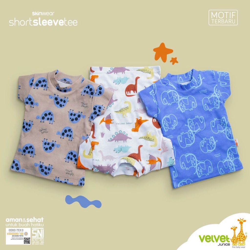 Velvet Junior Oblong Tipis Lengan Pintar (1 Pc)