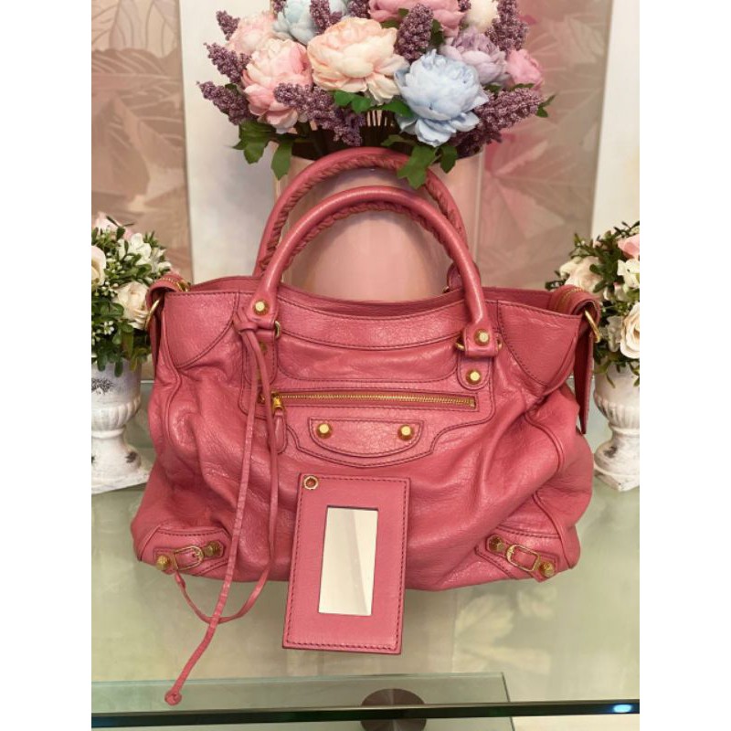 Balenciaga Velo Rose Authentic Bag