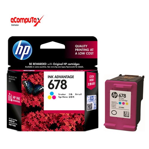 CARTRIDGE HP 678 COLOR / TINTA CATRIDGE HP678 - RESMI