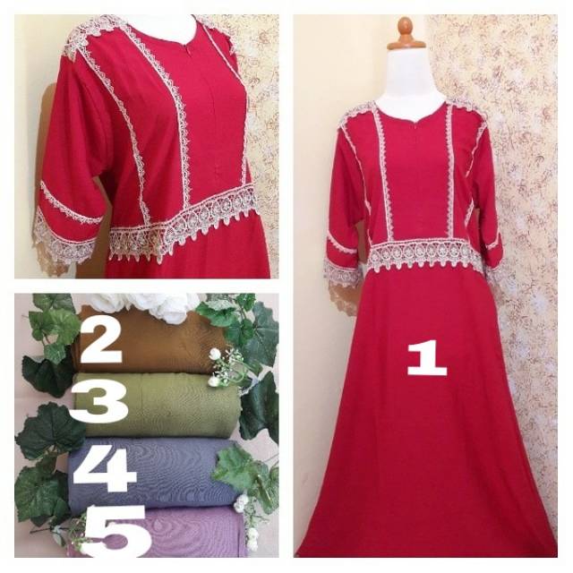 Daster arabian renda / Daster renda