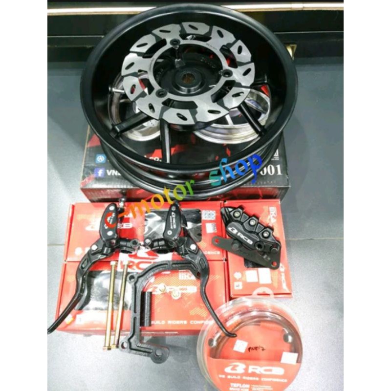 Jual Paket Cakram Belakang Aerox Velg Vnd Aerox Master Rem Rcb Kaliper