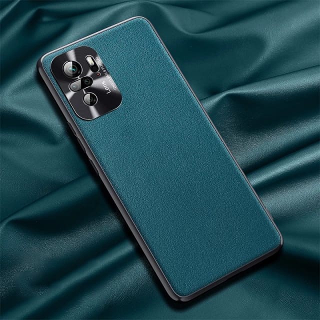 XIAOMI REDMI NOTE 10 / NOTE 10S  / NOTE 10 PRO SOFT CASE LEATHER METAL CAMERA PROTECT