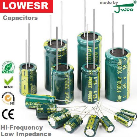 ELCO LOW ESR Original ELKO 2200uF/25V/35V 220uF/100V 100uF/160V V UF miror1m Segera Beli
