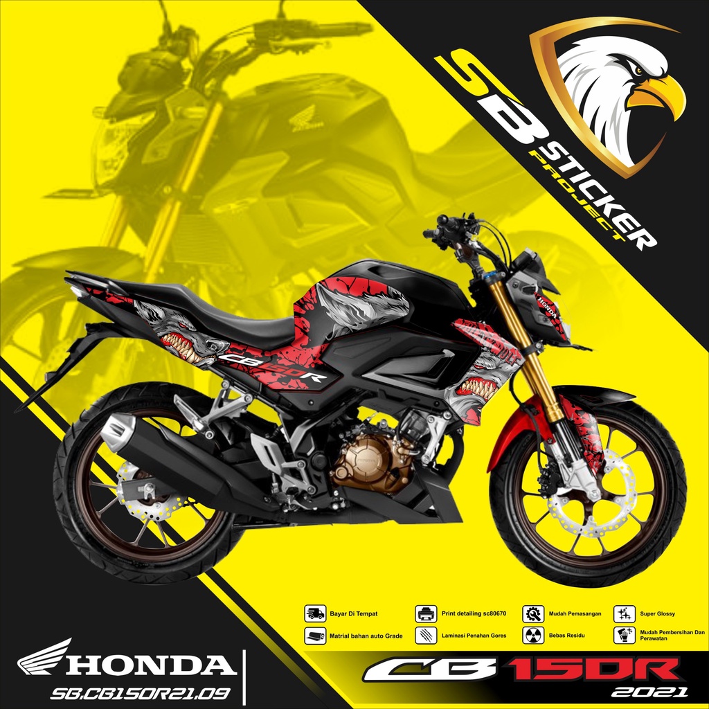 STRIPING CB150R 2021 - STRIPING HOLOGRAM HONDA CB150R 2021 RACING