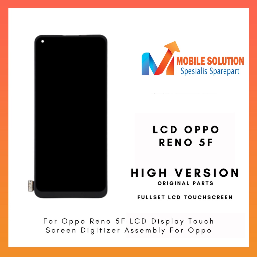 Grosir LCD Oppo Reno 5F ORIGINAL 100% Fullset Touchscreen tidak support fingerprint - Parts Kompatible Dengan Produk Oppo Garansi 1 Bulan + Packing