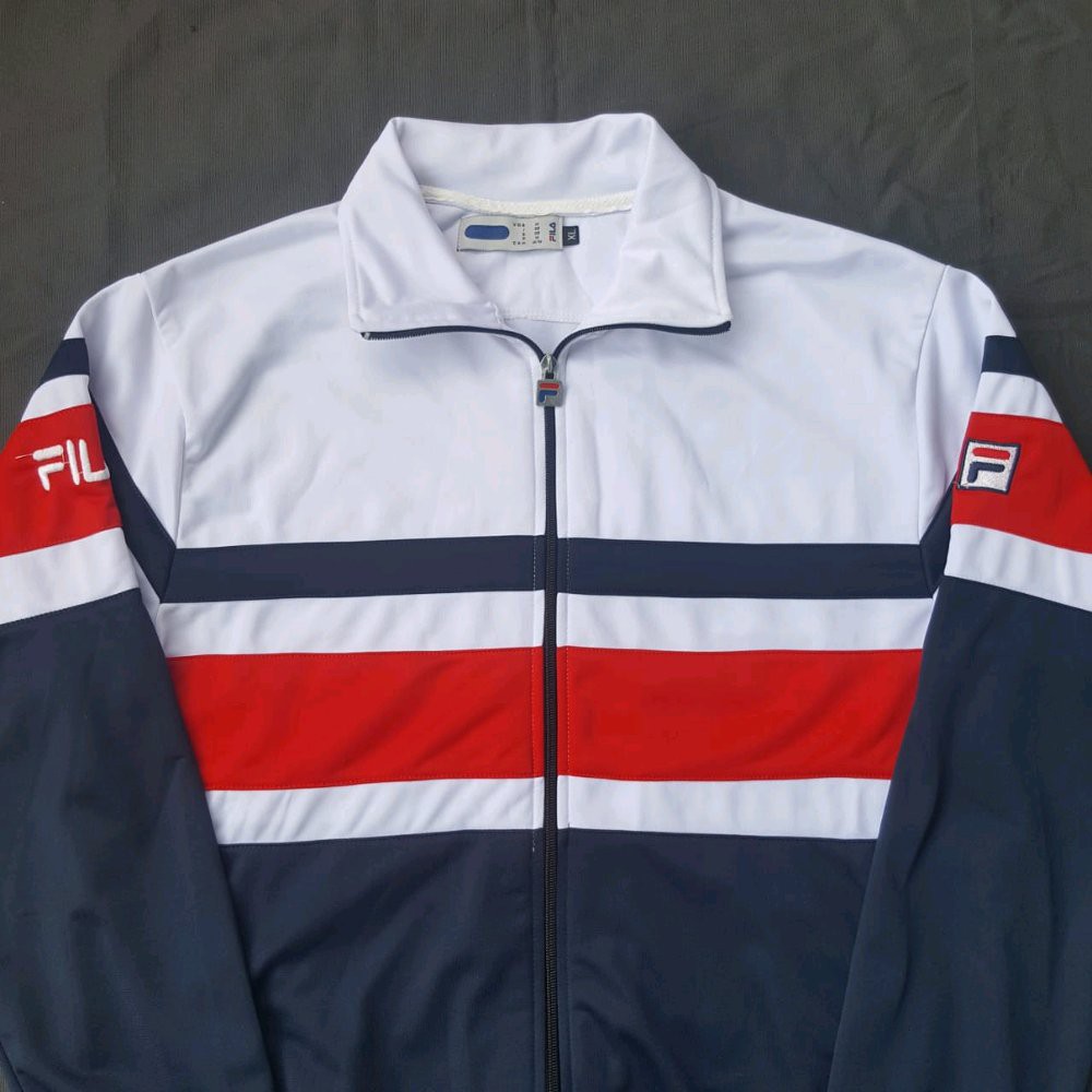 TERLARIS FILA Tracktop premium expo Jaket Keren