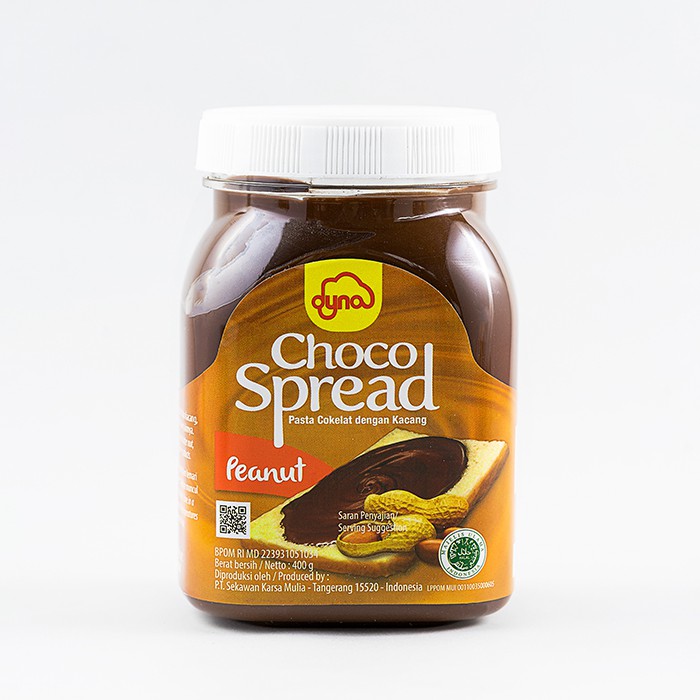 

Selai Coklat Kacang - Dyna Choco Spread Peanut 400gr