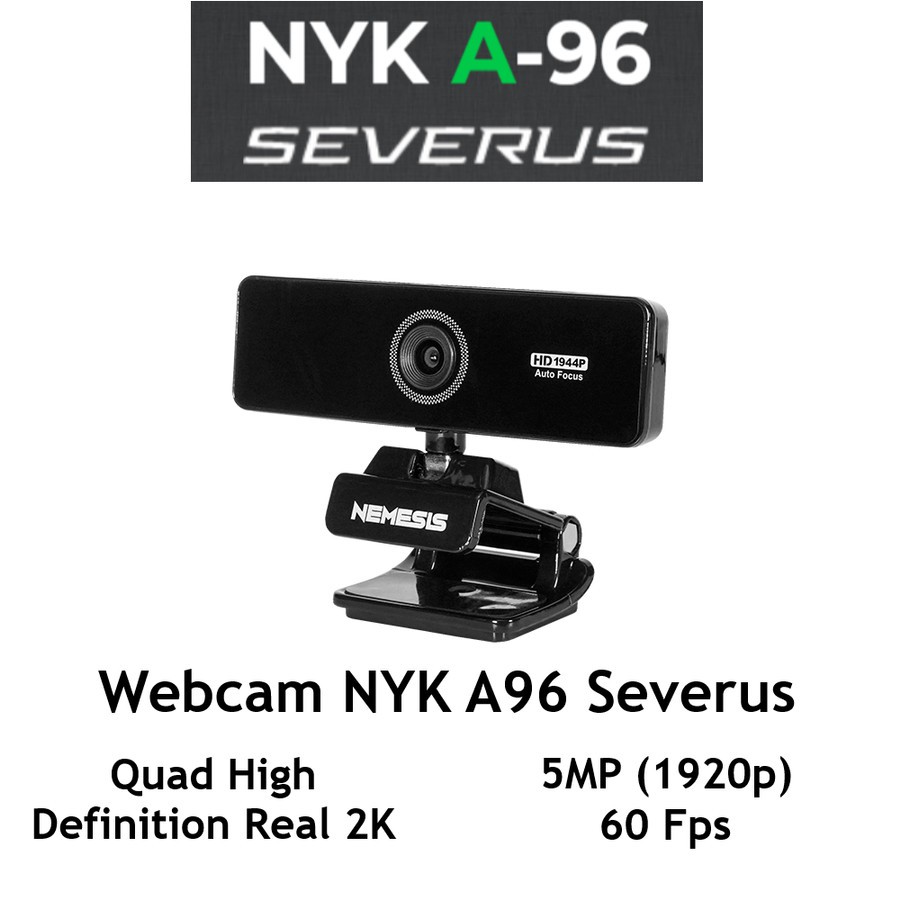 Nyk Webcam A96 QHD 2K Auto Focus/ Webcam Nyk A-96 Auto Focus QHD