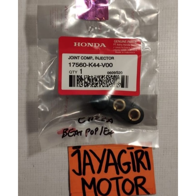 Join Injector BEAT POP ESP K44 Honda Joint Injektor Dudukan Rumah Fuel Pump Hose F1 Injeksi Cangklon