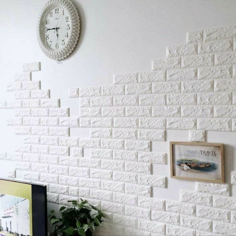 WALLFOAM DINDING TEBAL MOTIF BATA | PELINDUNG ANAK DARI BENTURAN DINDING |BRICK FOAM |WALLPAPER FOAM
