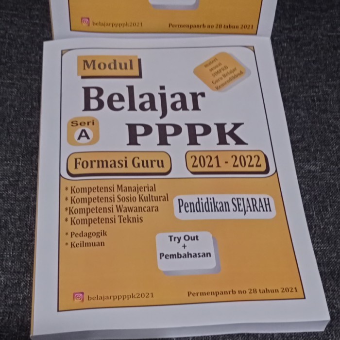 

READY STOCK (Sejarah) Modul Buku PPPK Guru Sejarah ASN 2021 CPNS KPL314