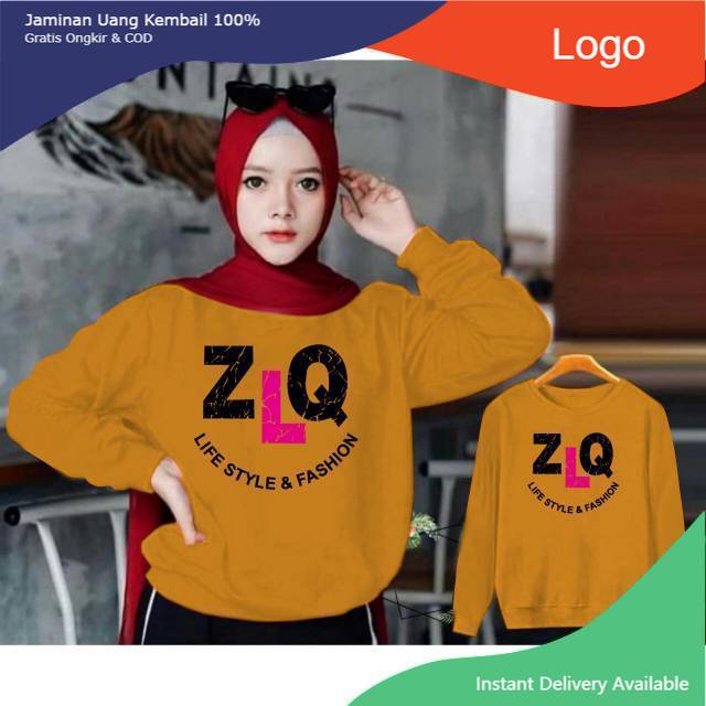 SWEATER WANITA ZLQ / SWEATER HIJAB FASHION