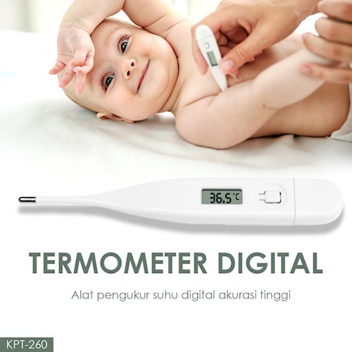 Diskonn  Thermometer Digital / Pengukur Suhu Badan / Alat Pengukura Suhu Tubuh / Termogan Pengukur S