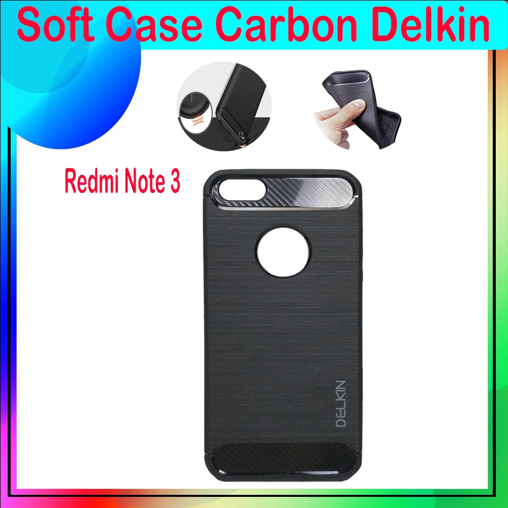 Soft Case Delkin Karbon Xiaomi Redmi 3 Pro Casing Silicone Xiaomi Redmi Note 3 Kesing Silikon Case