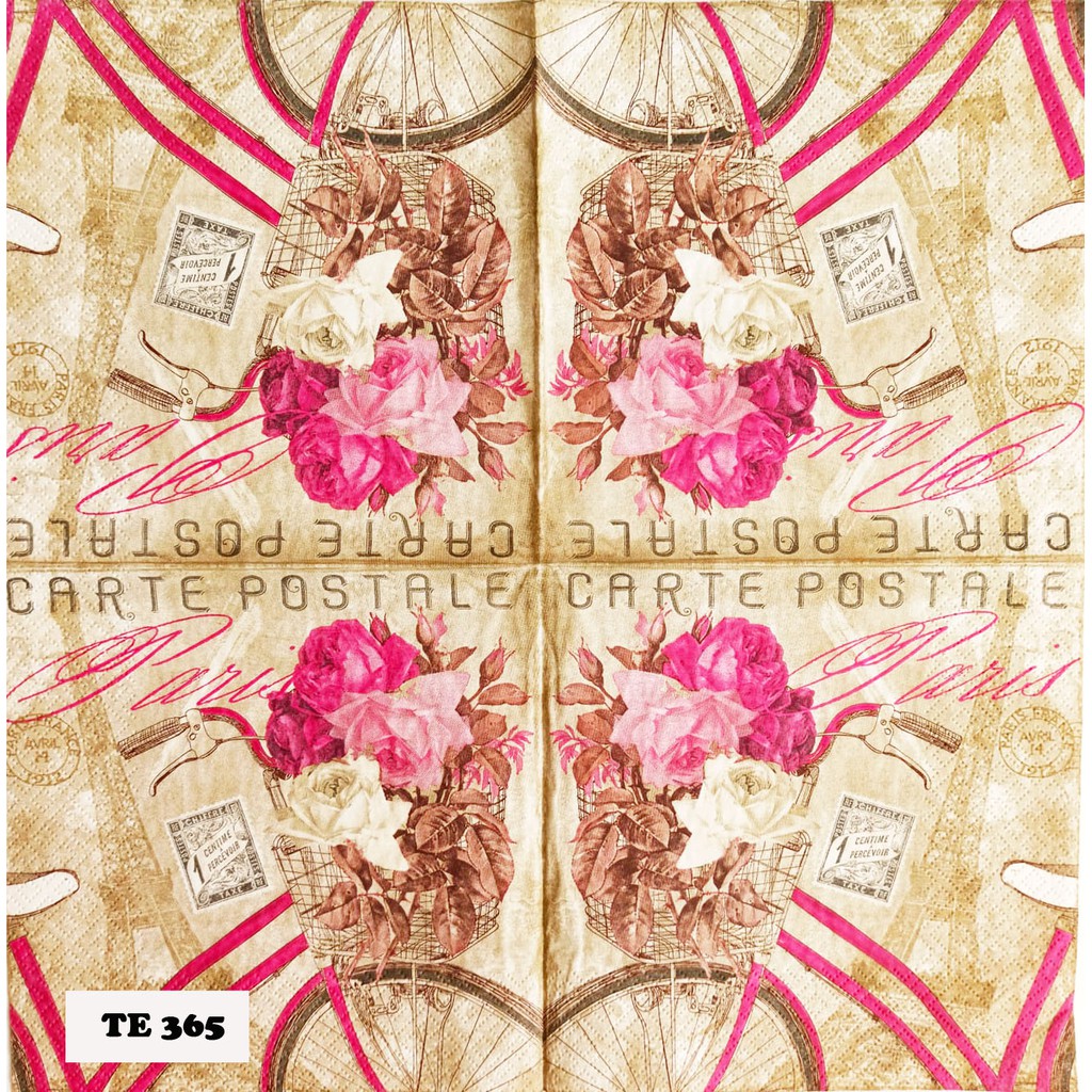 TISU DECOUPAGE EROPAH 33X33 CM TE 365 TTS