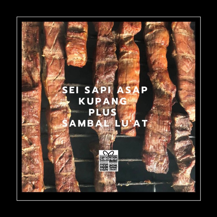 

Maknyus! Sei Asap Sapi khas Kupang Premium (halal) 500gr - BARU