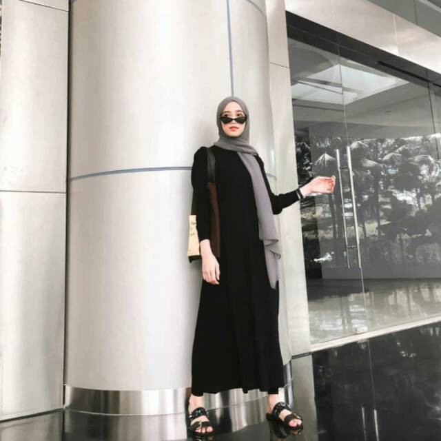 PLAIN TUNIC - TUNIK MUSLIM - PAKAIAN MUSLIM - PAKAIAN TERLARIS - PAKAIAN WANITA