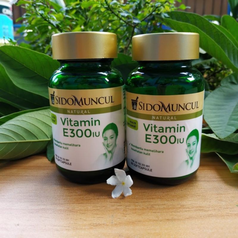 VITAMIN E 300IU SIDOMUNCUL | VITAMIN RAMBUT | VITAMIN KULIT