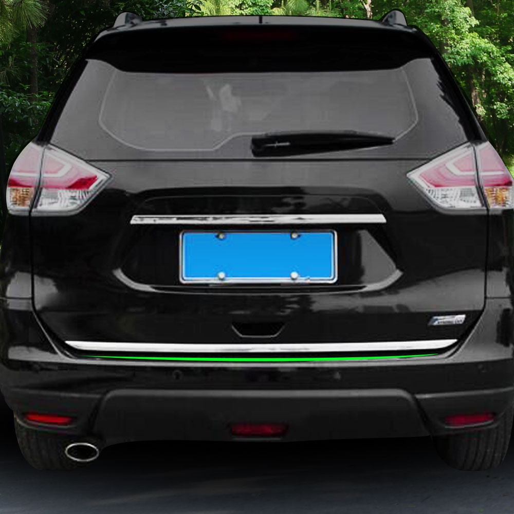 Stiker Strip Dekorasi Bagasi Belakang Mobil Bahan Stainless Steel Untuk Nissan X-trail T32 2014-2020