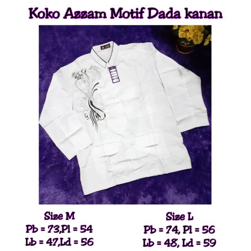 jas koko putih bordir