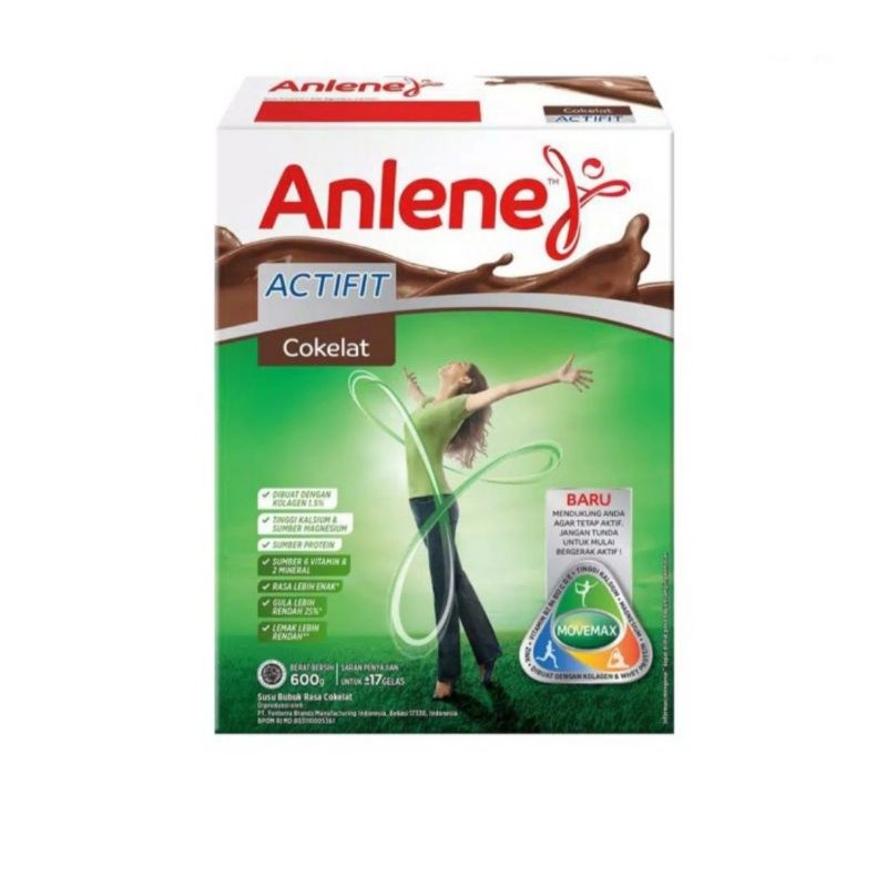 

Anlene Active 590gr Coklat/Vanila