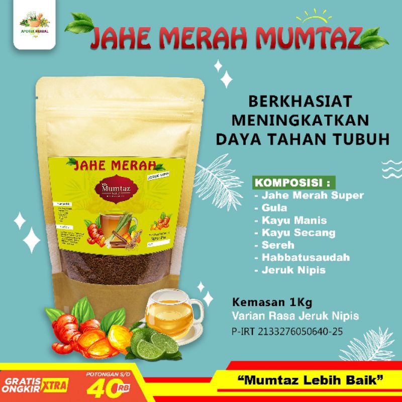 

Jahe Merah Instan Bubuk 1 Kg Jeruk Nipis Herbal Murah Jahe Merah Super Mumtaz Original PROMO !!!