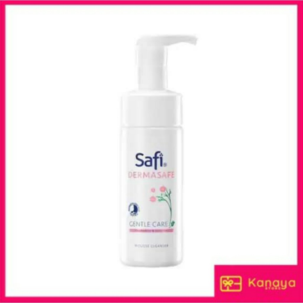 (BISA COD) Safi Dermasafe Gentle Care Mousse Cleanser - Facial Cleanser 150 gr