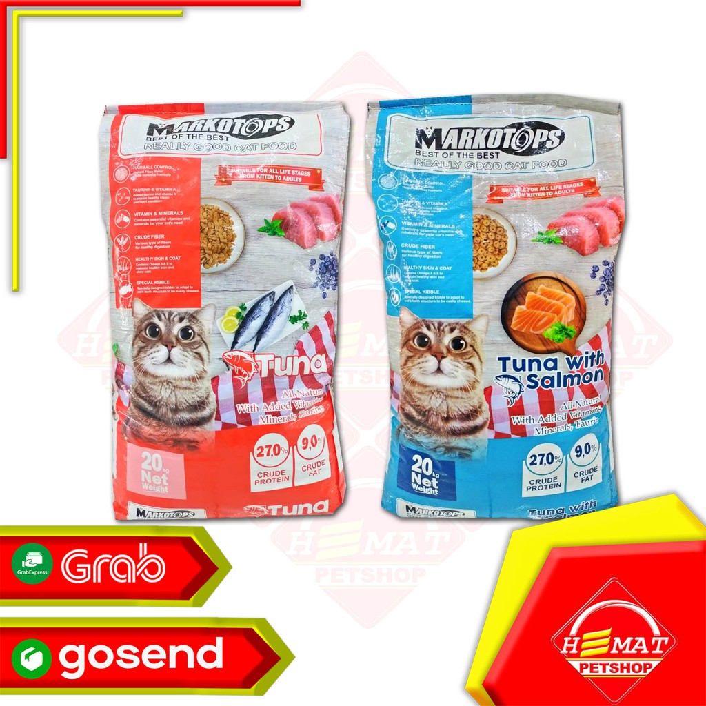 [GOSEND] Makanan Kucing Markotops 20 Kg