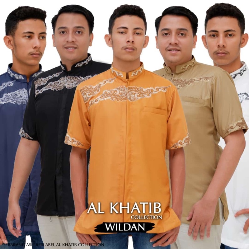 KOKO WILDAN ALKHATIB COLLECTION NAVY HITAM  PUTIH  ORANGE 