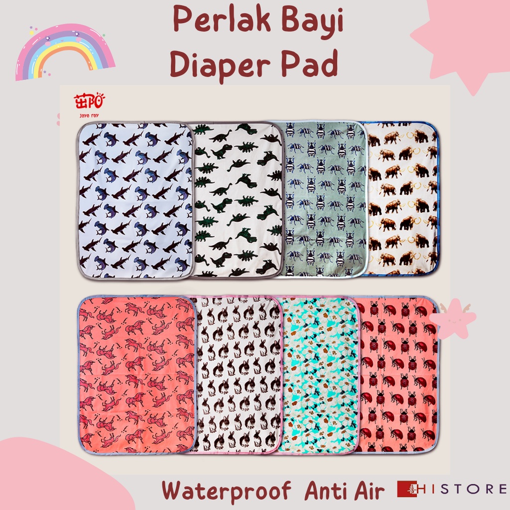 Perlak Bayi Bahan Katun dan Waterproof Diaper Pad ALAS Ompol