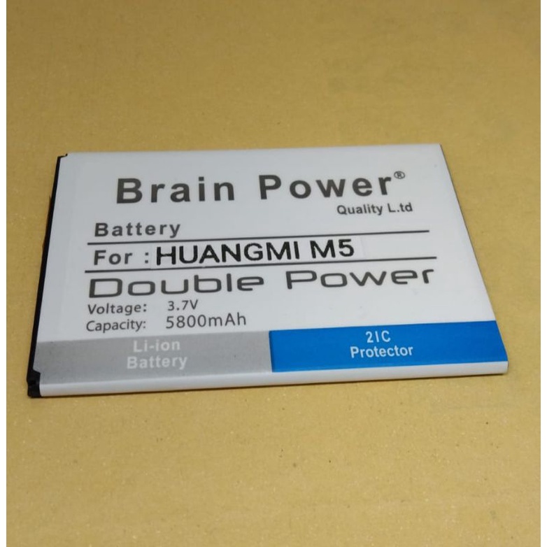 Baterai batre Huangmi M5 Huangmi M 5 ( konektor agak tengah ) double power