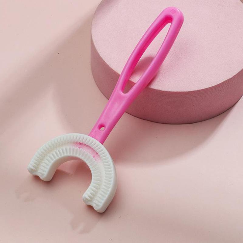 SIKAT GIGI ANAK BENTUK U BAHAN SILIKON - TOOTHBRUSH SILICON SIKAT GIGI BAYI - BC