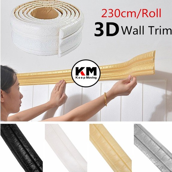 KM Wall Border List Wallpaper Wallborder Foam 3D-1