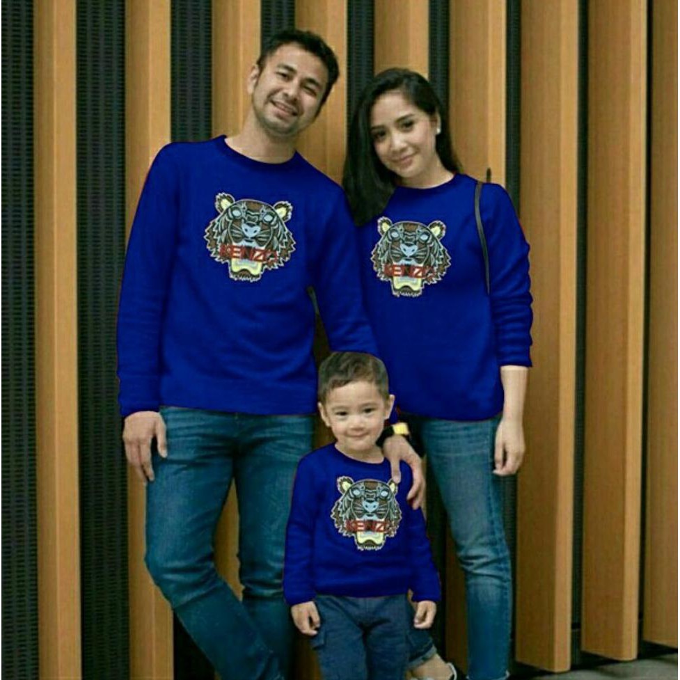 C7 G CP FAMILY KENZO KAOS LENGAN PANJANG COUPLE KELUARGA PAPA MAMA DAN ANAK TERLARIS HARGA MURAH